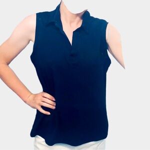 Joe Fresh Active Sleeveless Black Shirt, Women’s 1X